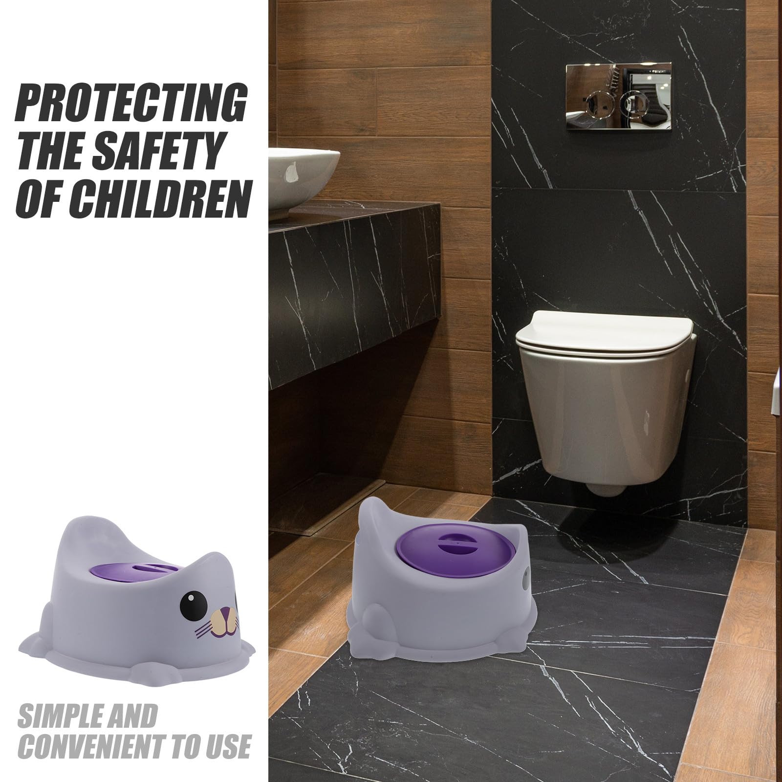 Orinal Portátil Para Niño Niña Con Base Ajustable y Diseño Divertido Bacinilla Resistente Para Entrenamiento De Niño Niña Casa y Viaje Asiento Cómodo Para Uso Infantil Adaptable Di