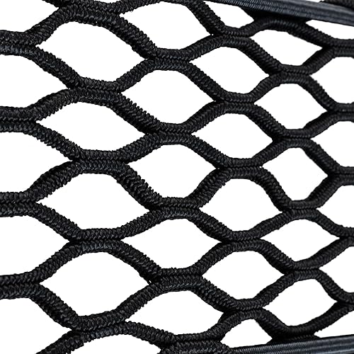 Miniatura 2 de Bolsillo de red de carga elástica para automóvil, caravana o organización y almacenamiento en el hogar (6 x 46 pulgadas)