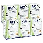 Dr. Fischer Eye Wipes - Hypoallergenic Eyelid Wipes for Everyday Eye Cleansing and Gentle Makeup Remover. (6 packs of 30 wipes each)