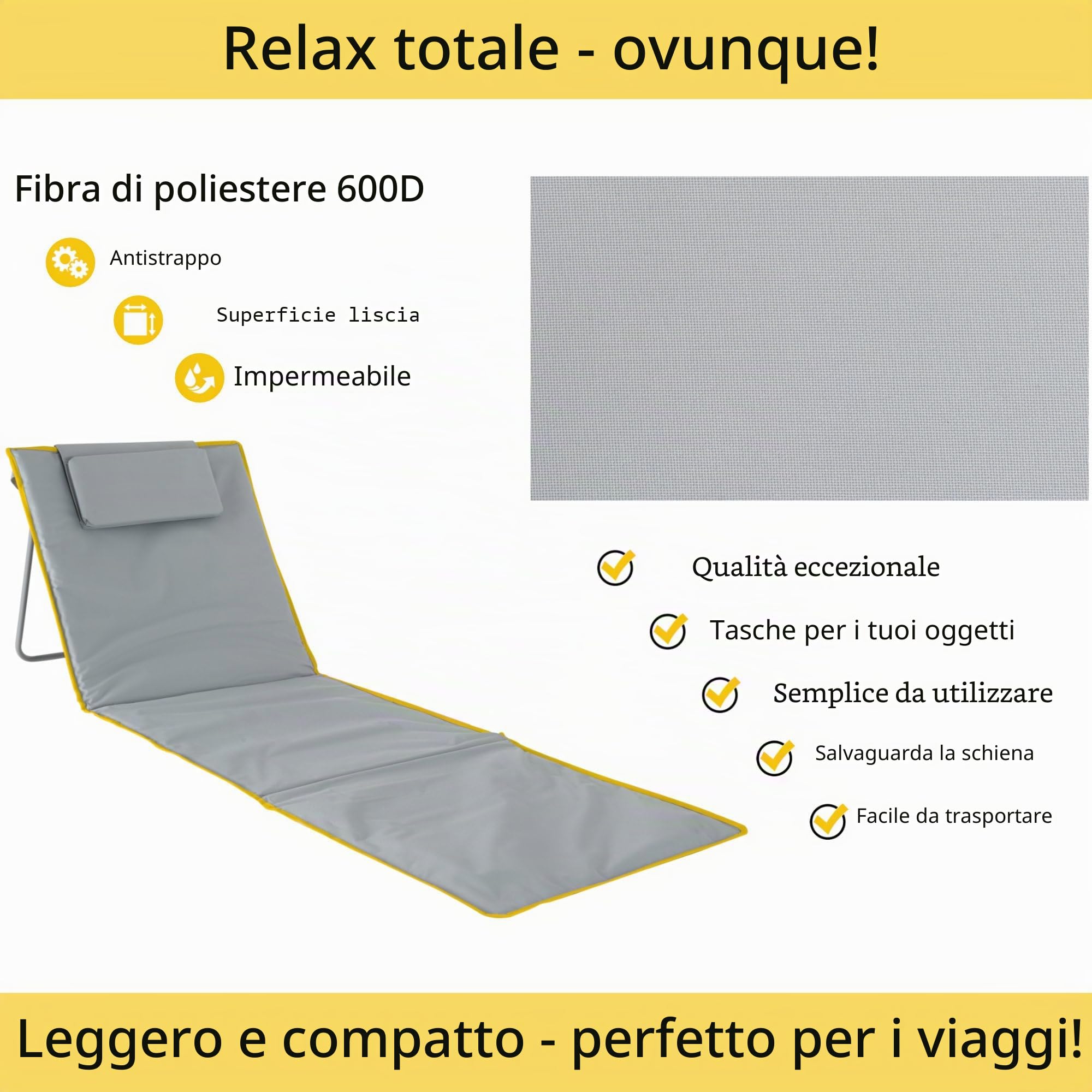 Stagecaptain SC BM-160 Layla - Tappetino da spiaggia
