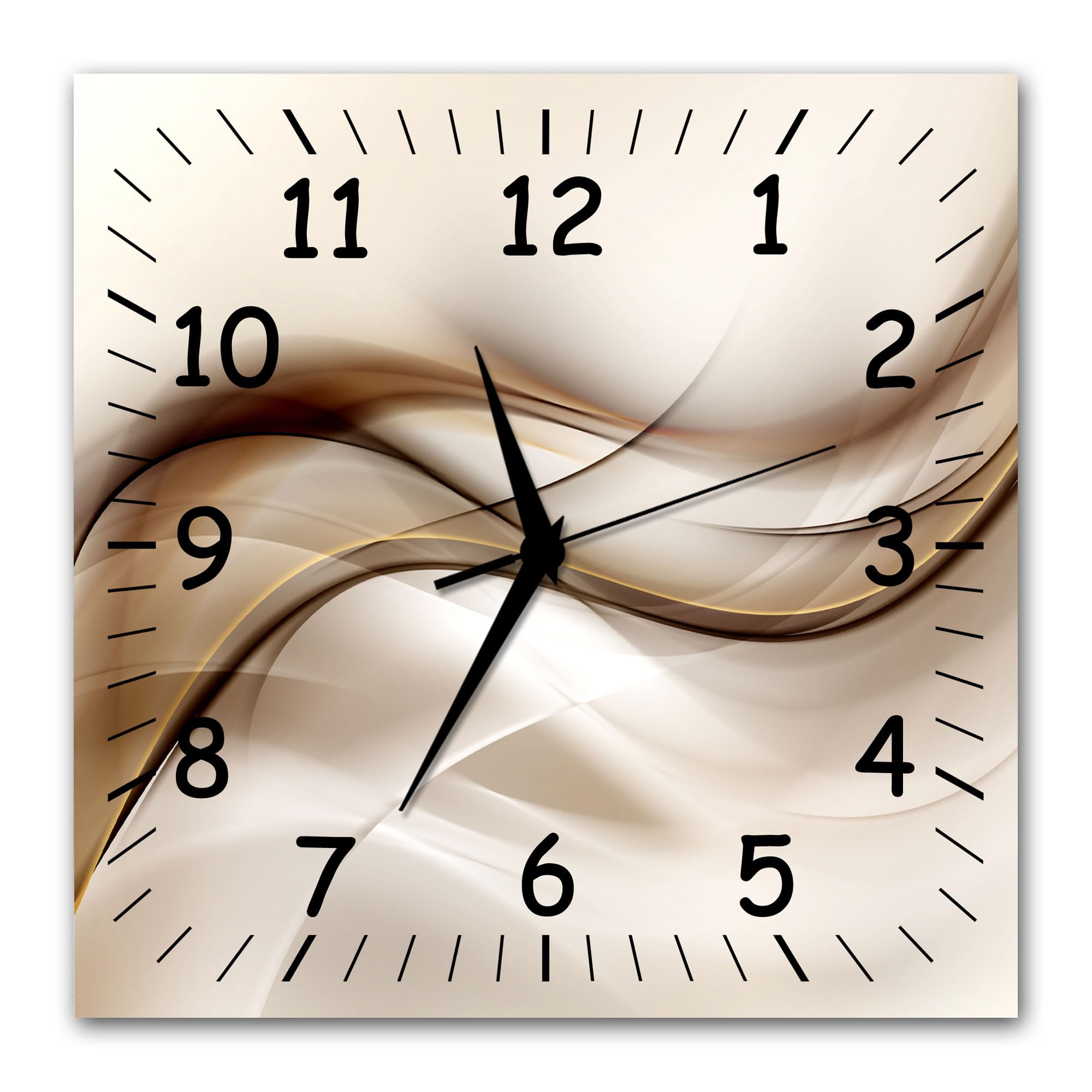 BM wahlweise Funkwanduhr ODER Quarzwanduhr Funkwanduhren Funkuhr Wanduhr Funk ODER Quarz kein Ticken lautlos geräuschlos leise modern ohne Tickgeräusche MF22-10651-funk