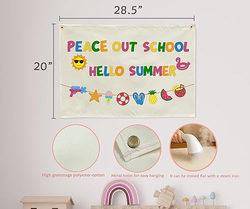 Miniatura 4 de Decoración para el aula, decoración de escuela en casa, bandera educativa, regalo para niños pequeños, bebés, niños y niñas, recién nacidos, letrero