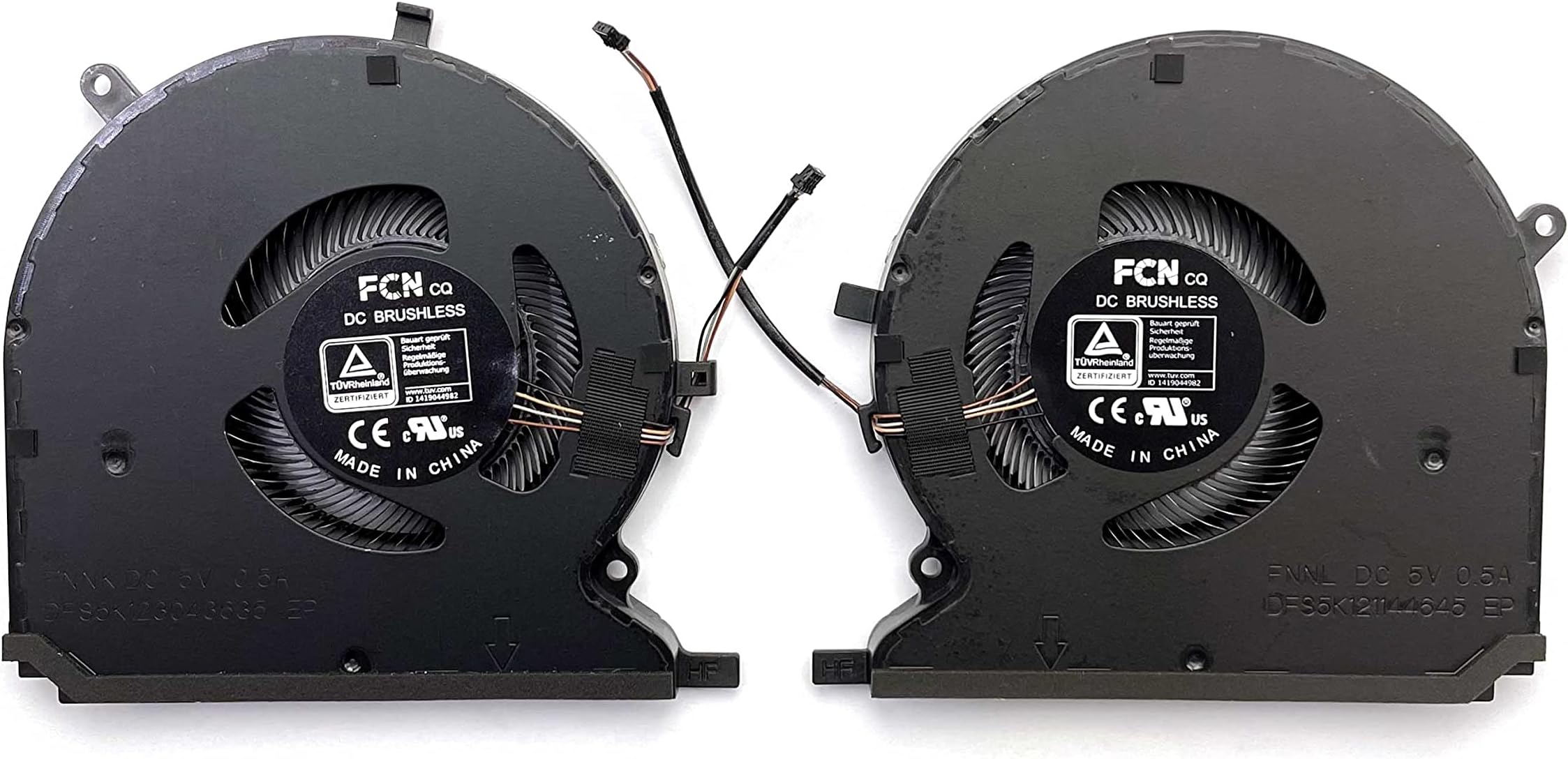 BestParts New CPU+GPU Cooling Fan Replacement for Razer Blade 14" (2021) | RZ09-0370, RZ09-0370x (Ryzen 5900HX Processor, RTX 30 Series Graphics)