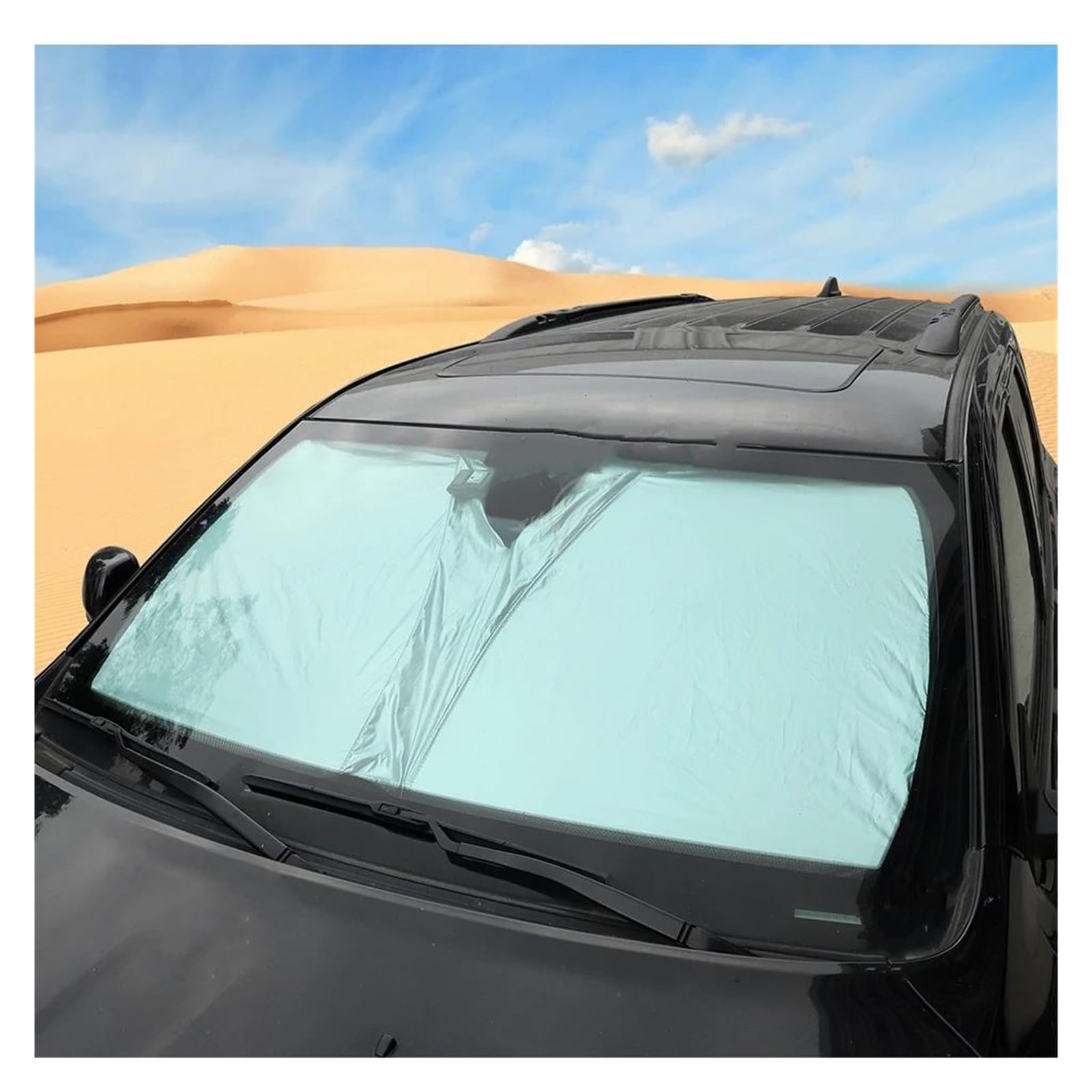 Parasol Cristal Delantero Parasol para Parabrisas Delantero Coche Cubierta Protectora Parabrisas para Dodge para Durango 2011-2021 En Adelante Parasol Parabrisas Delantero Plegable