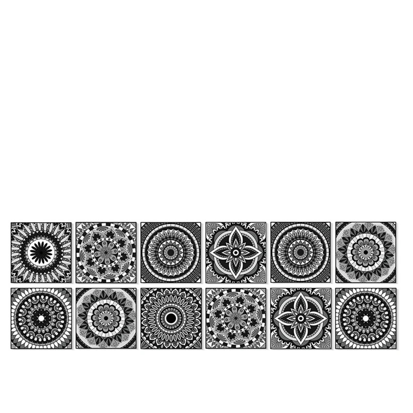 Adhesivos de pared para azulejos 15x15cm vinilos decorativos cocina baño autoadhesivos