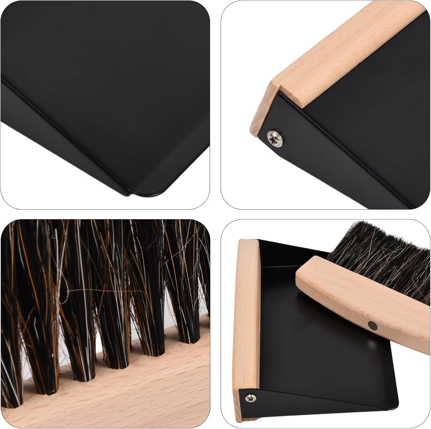 Mini Recogedor y Cepillo de Mesa para Limpieza de Cocina