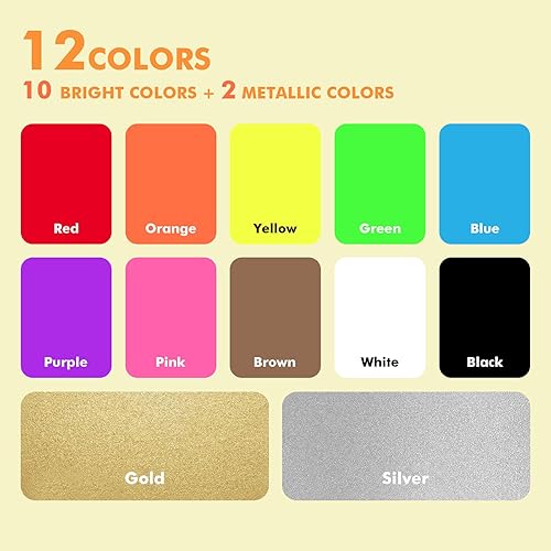 Miniatura 2 de GOTIDEAL Marcadores de ventana, marcadores de tiza jumbo para pizarra borrable, marcadores lavables para automóvil, pizarra, vidrio, mirrow,