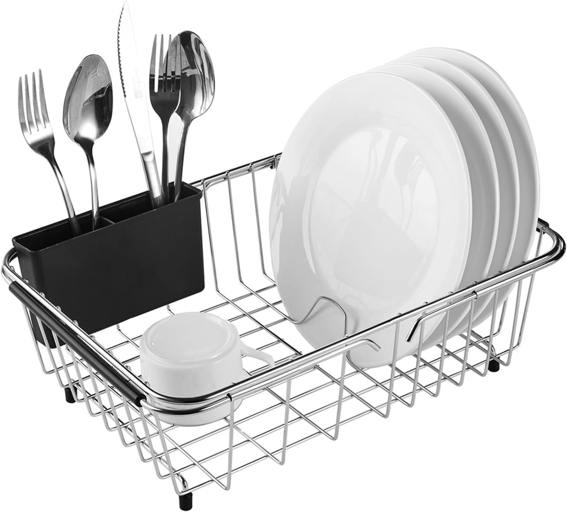KESOL Compact Expandable Over The Sink Dish Drying Rack, Kitchen Dish Rack