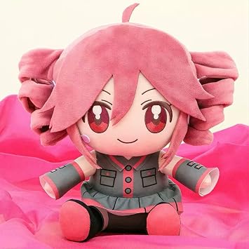 Fat Teto Plush, 10 Cute Drill Twin Tail Stuffed Anime Doll, Soft Plushie Toy for Kids and Adults, Birthday for Boys and Girls
