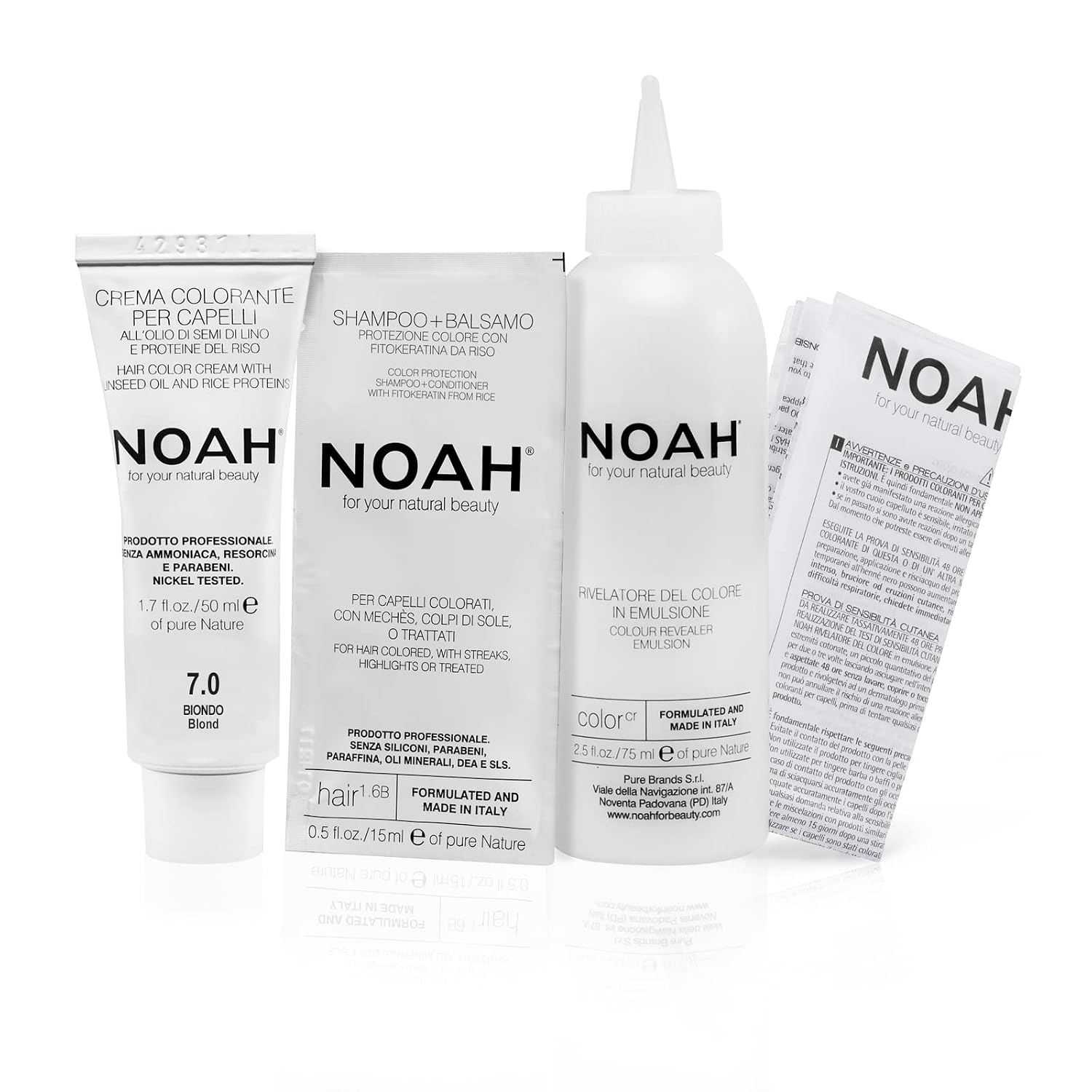 Noah Number 7.0 Hair Color Dye 140 ml (Blond)