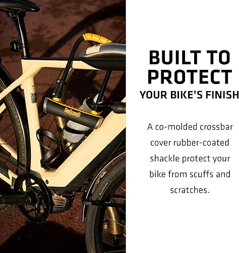 Miniatura 5 de OnGuard Brute LS U-Lock - Cerradura de bicicleta de acero endurecido de 0.661 in, marco de 12.795 in x 7.677 in, mecanismo de bloqueo cuádruple X4P,