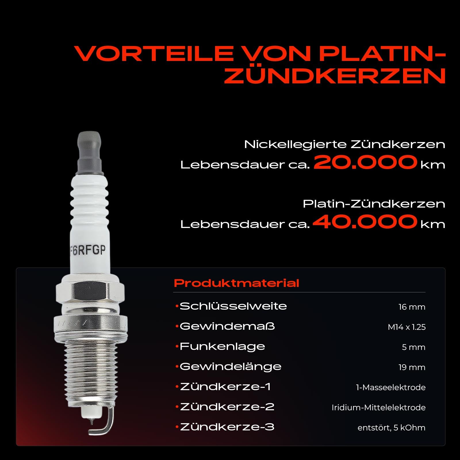 Frankberg 1 bobina de encendido + 4 bujías gasolina 9198834 | Compatible con: Caravana Astra G T98, Astra H GTC A04, Astra MK IV (G) Coupé T98, Zafira MK II (B) A05, Speedster E01
