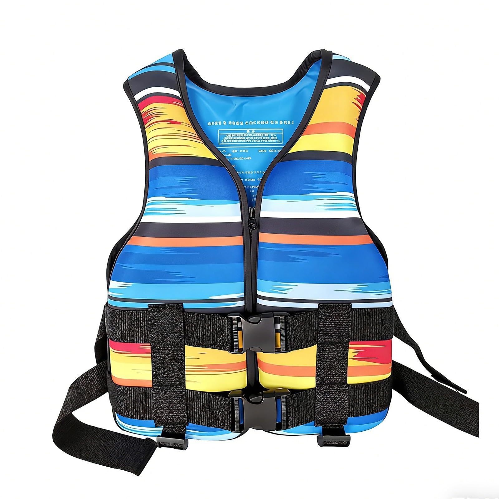 Kayaking Vest Kids Neoprene High Buoyancy Breathable Kayaking Vest for Swimming Training Beach Pool Water Sports Fishing Canoeing Rafting Paddling Outdoor Safety Gear Equipment
