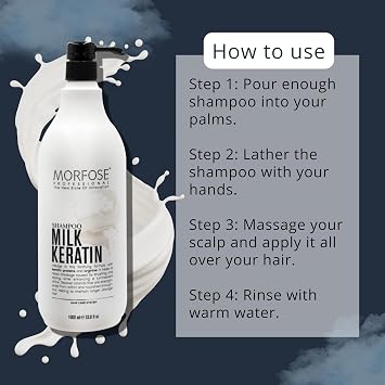 Morfose Keratin Milk Shampoo 1000 ml
