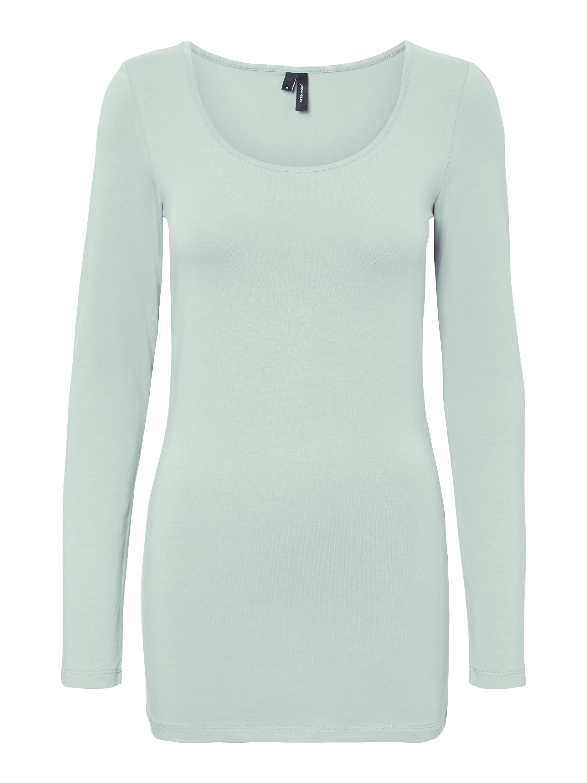 VERO MODA Women's Vmmaxi My Ls Soft Long U-Neck Ga Noos Long-Sleeved Shirt, XXL