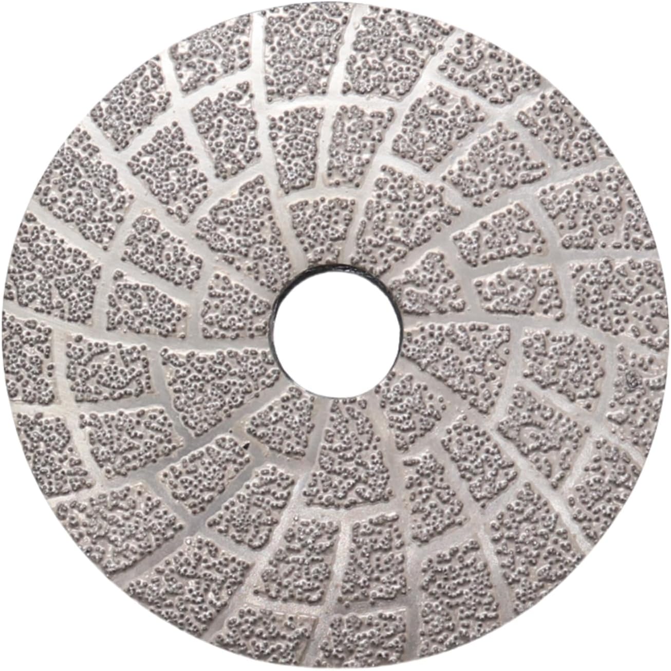 Vacuum Brazed Diamond Polishing Pads, 4 Inch Lippage Grinding Disc for Grantie Marble Concrete Ceramics, Grit 30