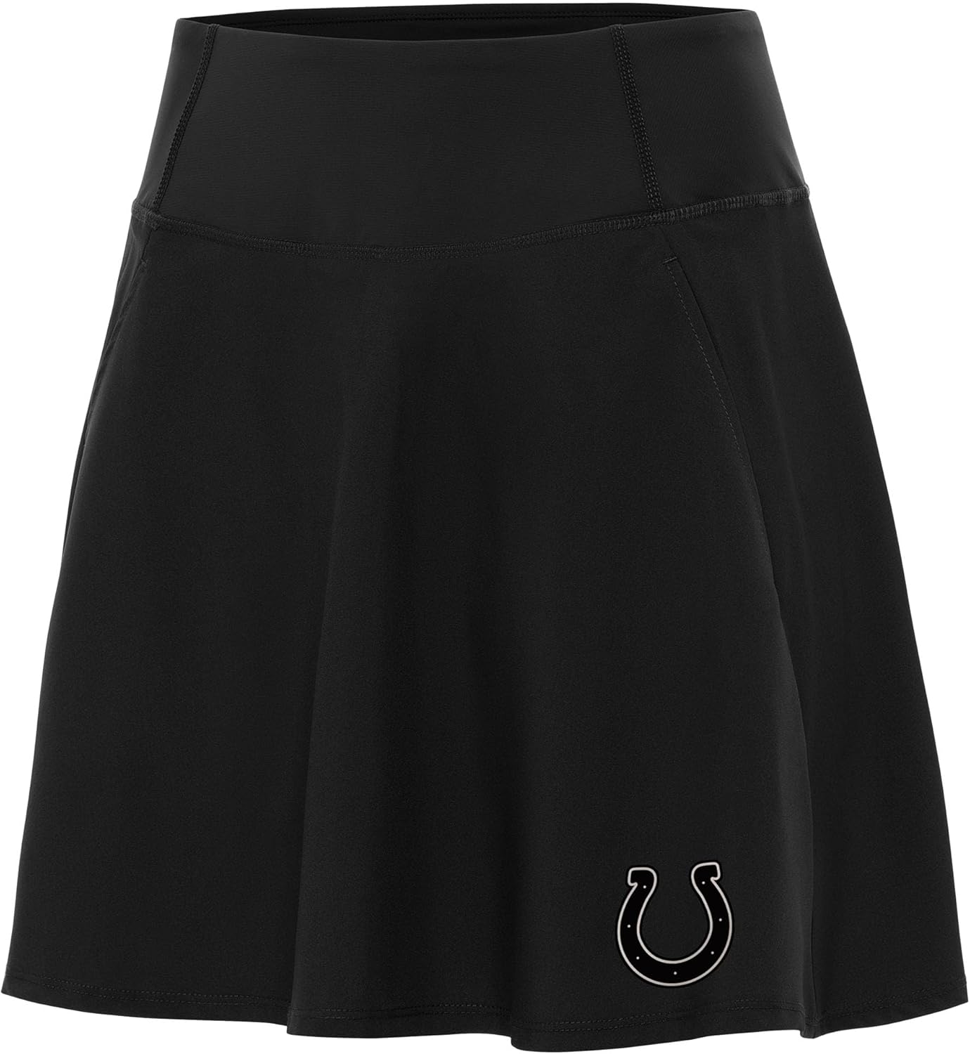 Antigua Women's Black Indianapolis Colts Brushed Carbon Chip Skort