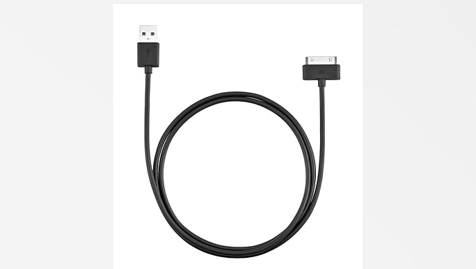 Apple iPod Classic ホワイト USBケーブル付き Lindmeyers 3ft Apple iPod Classic to USB Cable, White, 2