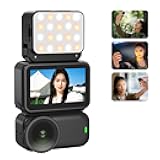 BRDRC Action 6 Magnetic Mini LED Fill Light, Photography Fill Video Lighting with Quick-Release Cold Shoe Adapter, 3 Color Modes, 4 Levels Brightness for DJI Osmo Nano Camera Accessories