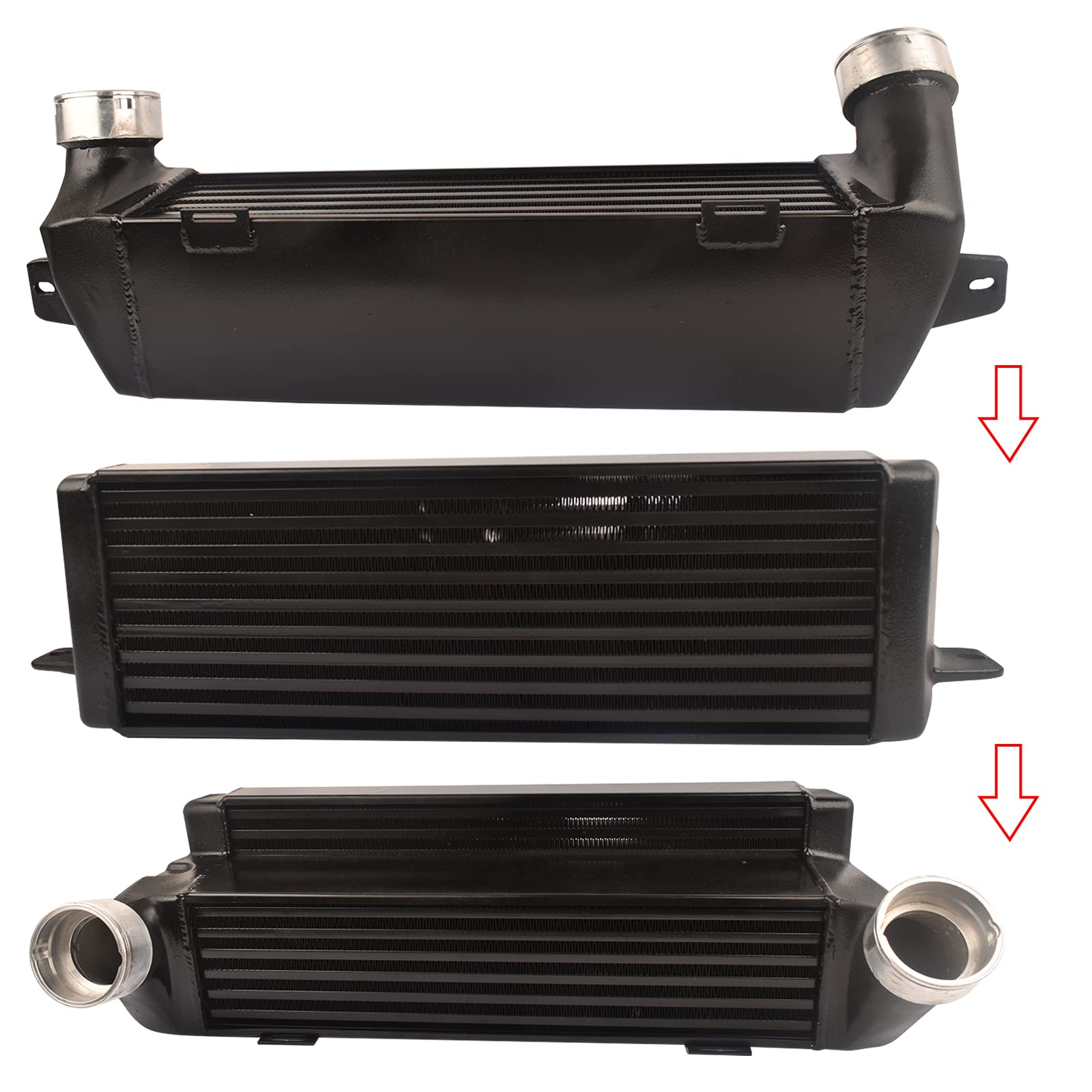 Intercooler Turbo compatibile con 325d 330d 335d E90 E91 E92 E93 2005-2013 Bisenya