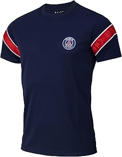 Paris Saint - Germain Camiseta de fútbol del PSG Stripe para niños, talla 116/6 años, camiseta azul, camiseta de entrenamiento, producto oficial del PSG