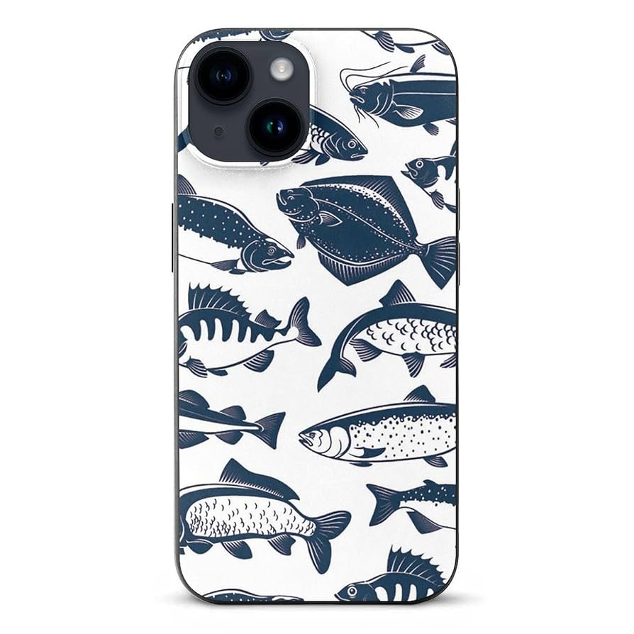 Amazon.co.jp: iPhone 15 Plus ケース 魚柄 iPhone 15 Plus 用