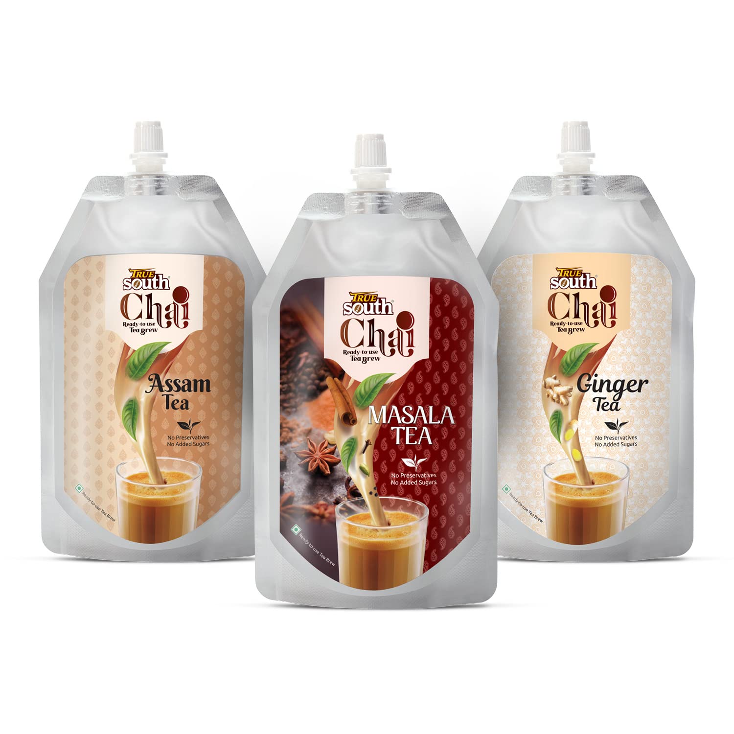 True South - Ready to use Tea Brew - Combo Pack of 3 - Authentic Indian Chai