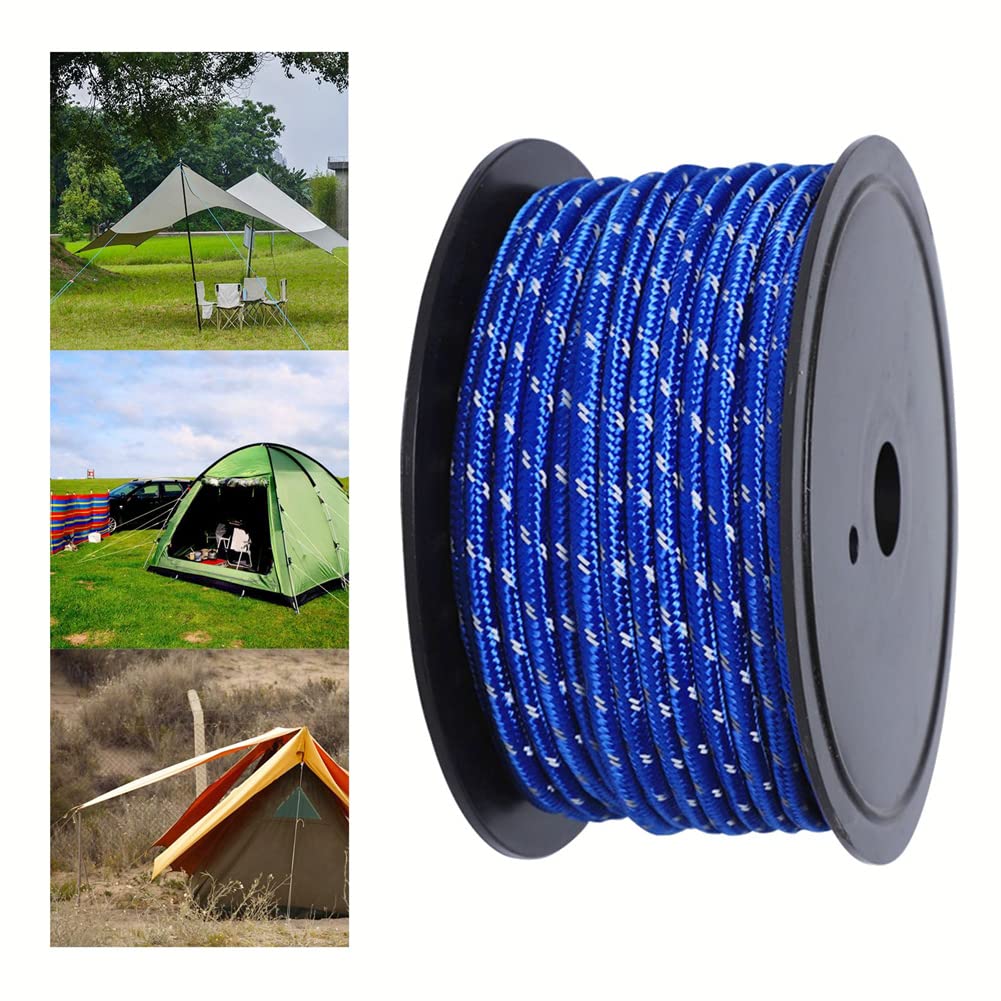 Reflektierendes Paracord 30M Kordelstränge 6mm Zeltseil Camping Survival Accesorios Warnung Parachute Line Wandern Canopy Lanyard