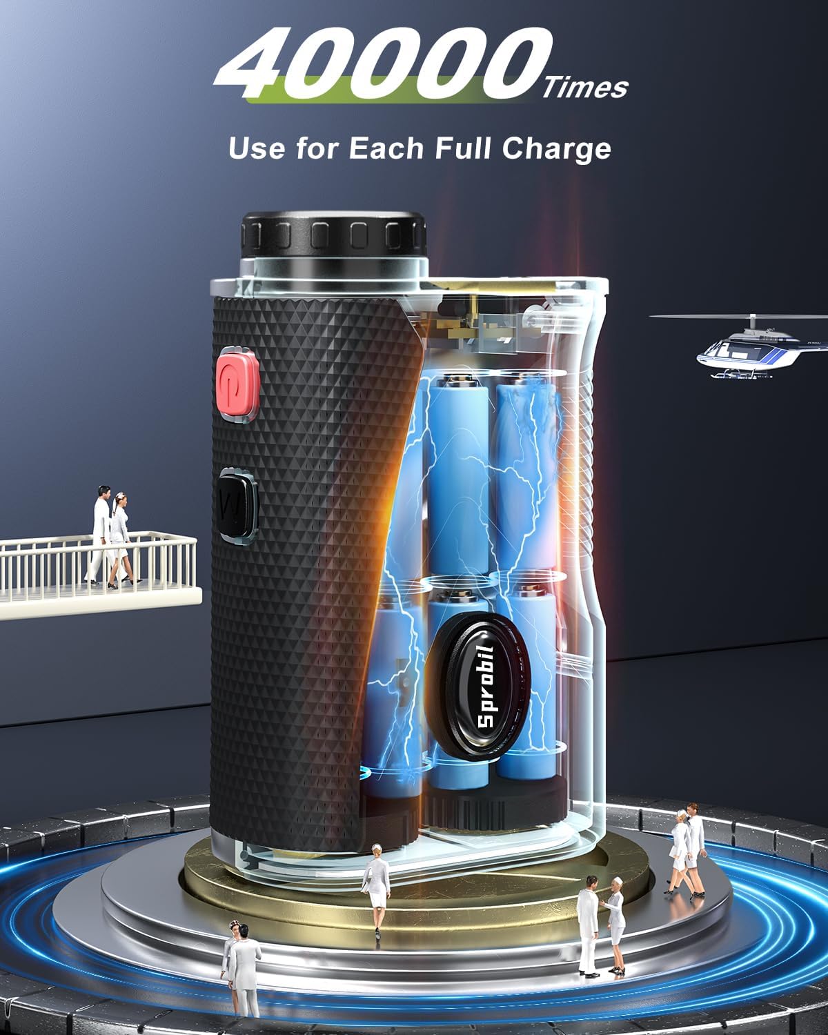 Rangefinder Charging Illustration