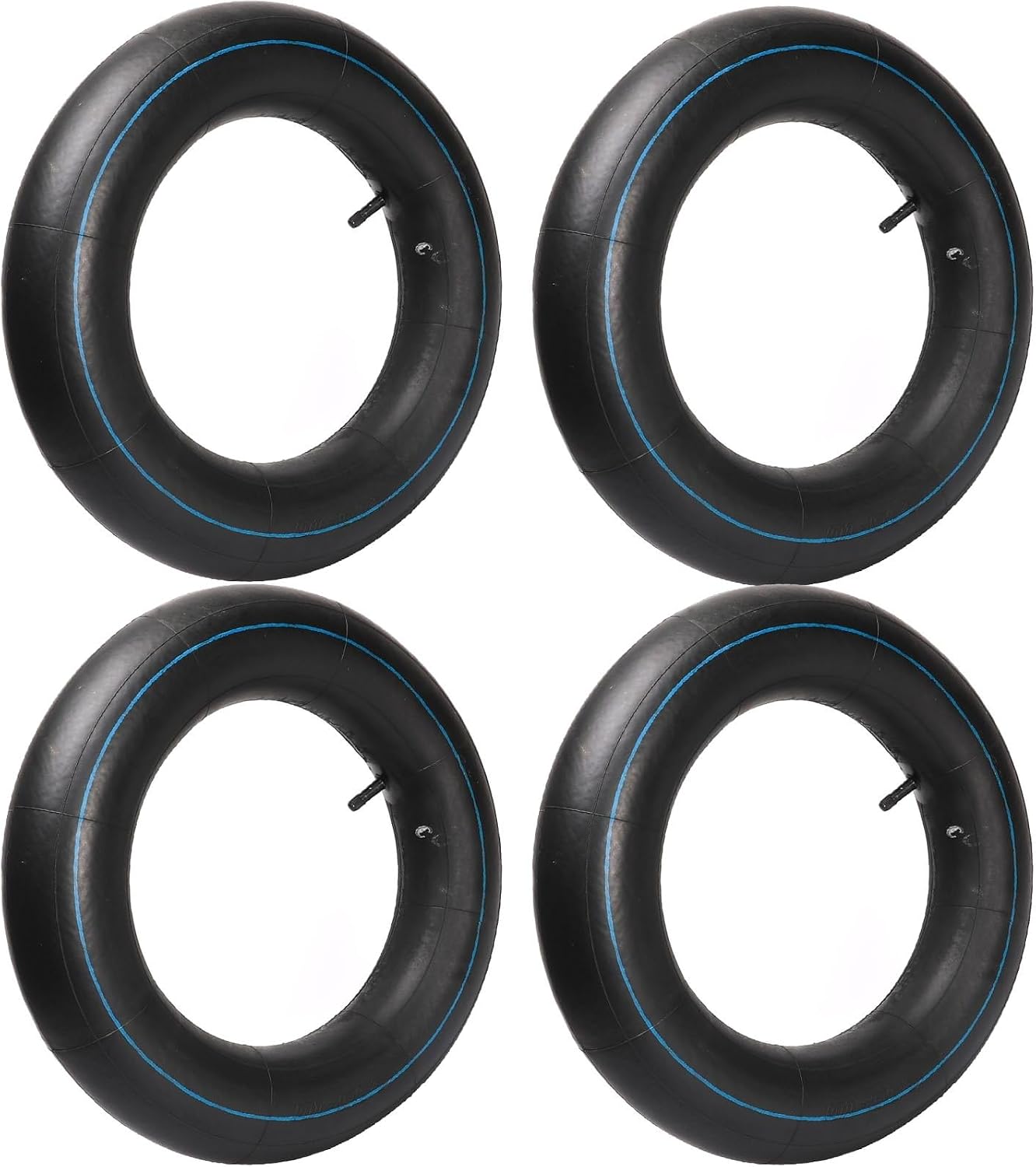 450/400 x 10 Inner Tube for Dirt Bikes, Scooters, Moped, Off-Road Motorcycles – Straight Valve, Durable Rubber Construction, Fits 3.50-10, 4.00-10, 3.50/4.00-10 Tires (4 Pack)