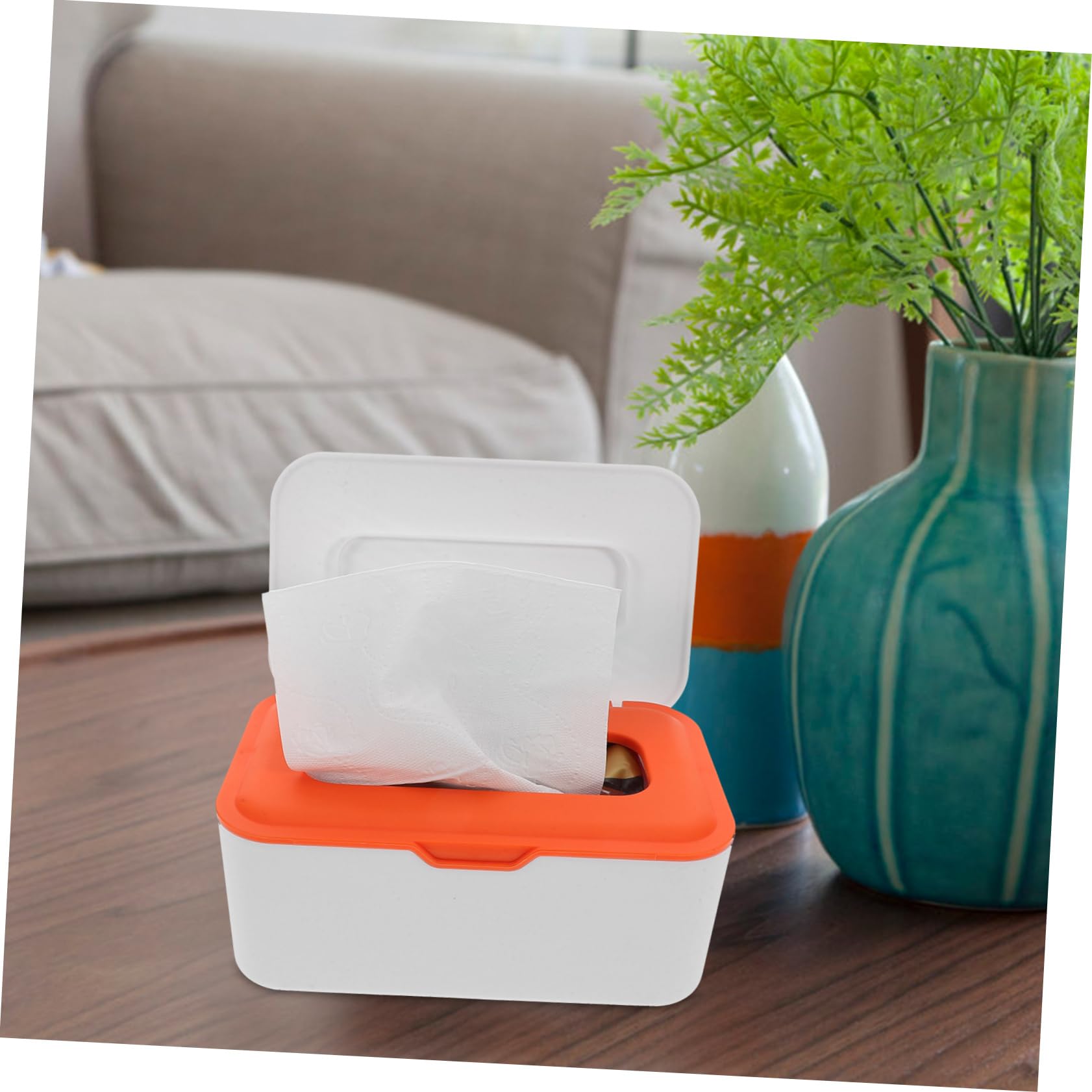 ifundom 2 Bolsas Toallitas Reutilizables con Tapa Superior Estuche Portátil Soporte Viaje Dispensador Toallitas para Bebé Recargable para Oficina Al Aire Libre Y Escuela