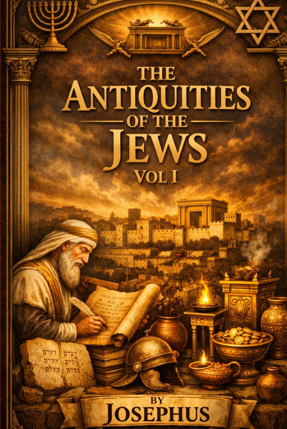 The Antiquities of the Jews Vol I: LARGE PRINT EDITION