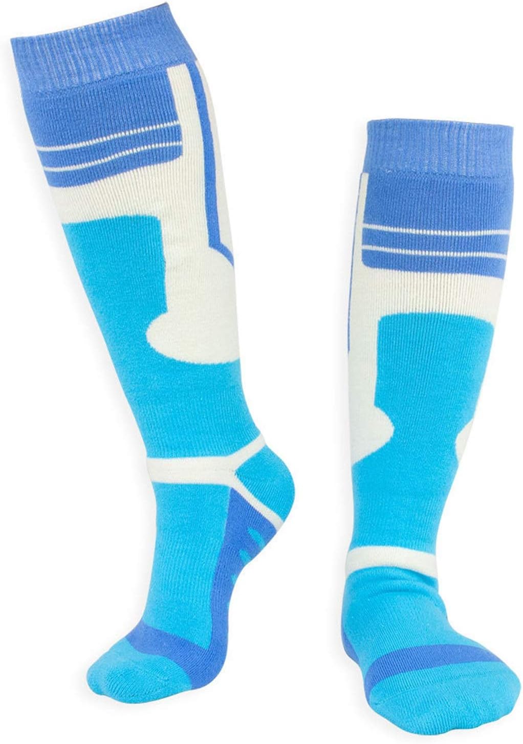 Skiing Socks 3pcs Wool Ski Socks Long Tube Outdoor Breathable Perspiration Thickening Warm for Cycling Hiking