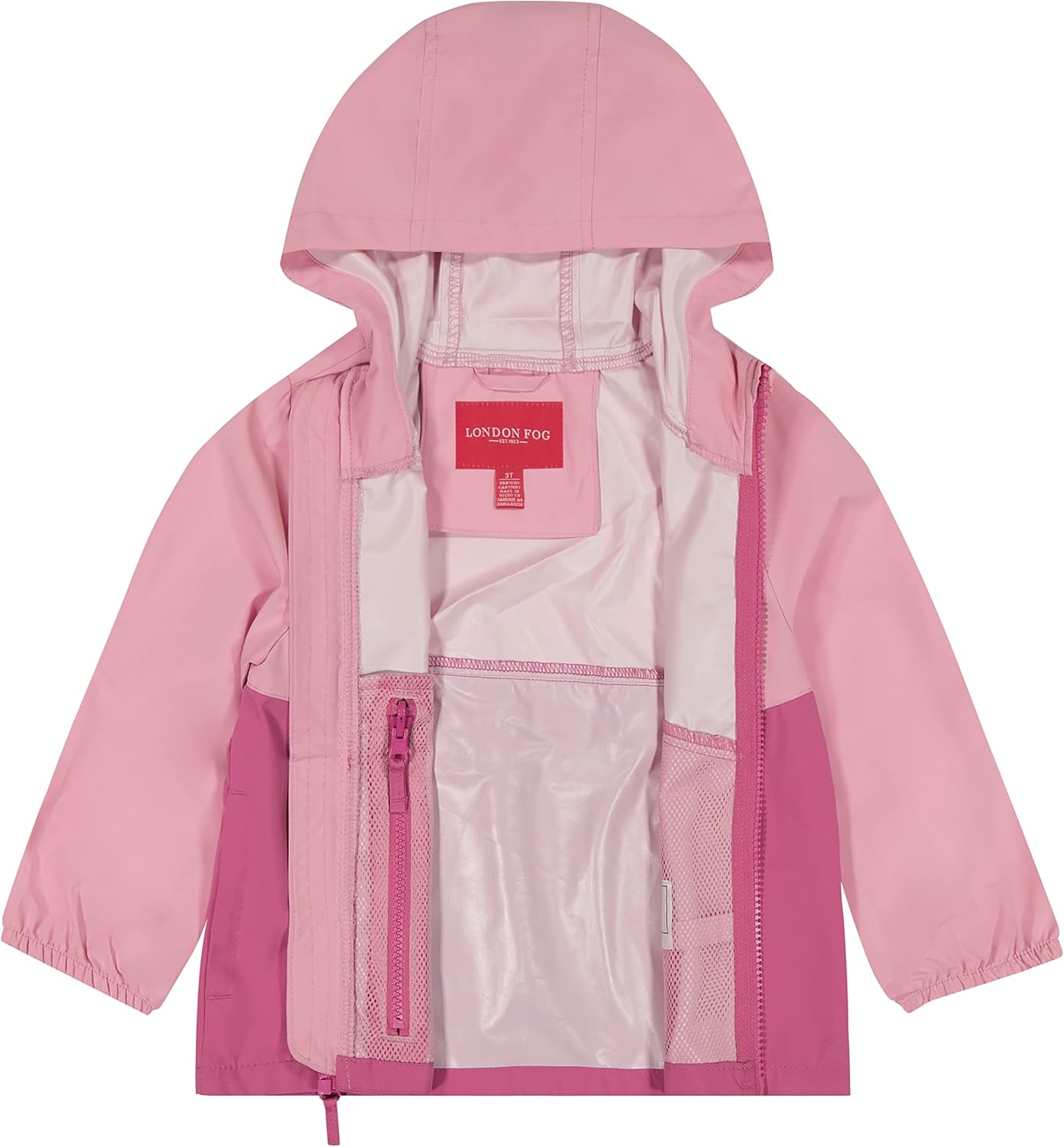 LONDON FOG girls Lightweight Waterproof Jacket - Image 2