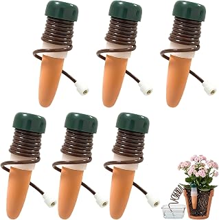 6 Stück Wasserspender Zimmerpflanzen, Automatische Bewässerung Zimmerpflanzen, Bewässerungskegel, Automatische Bewässerung Bewässerungssystem Blumen (6)