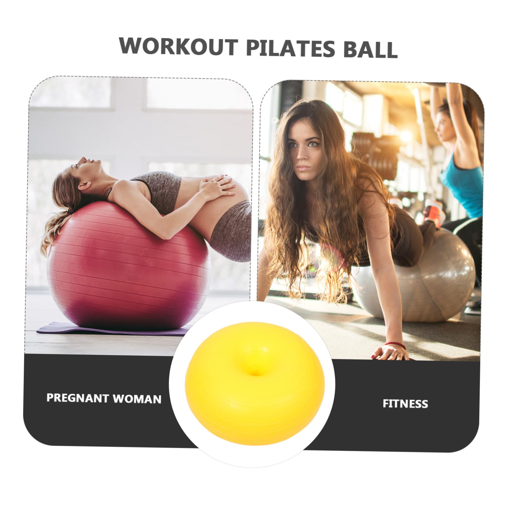 BESPORTBLE Pelota De Ejercicios Pelota De Pilates Yoga Pequeña Reutilizable Material De Entrenamiento