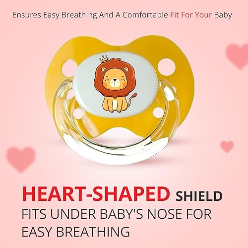 Miniatura 5 de Playtex Baby Binky - Chupete de ortodoncia con escudo Air Comfort, silicona de grado médico, naranja y verde, 2 unidades