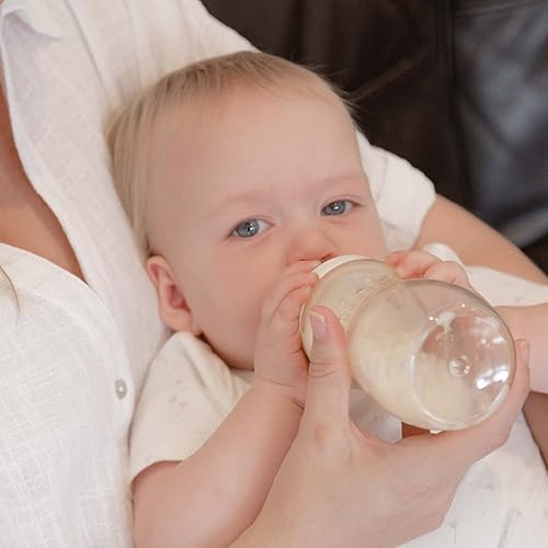 Miniatura 7 de Minbie 9 meses + biberón para lactancia materna, anti cólicos y reflujo, sin PPSU BPA