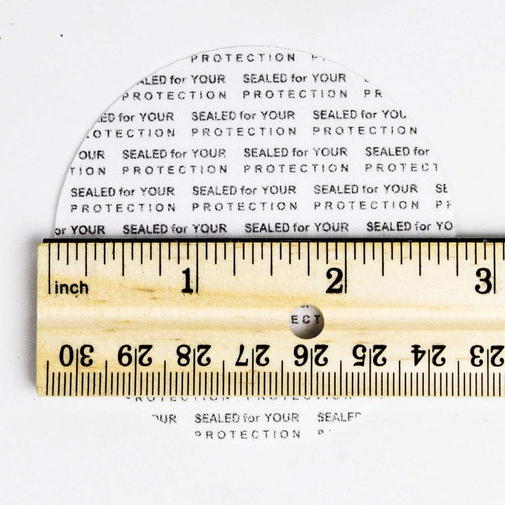 70mm Foam Lid Liners - Pressure Sensitive Torque Activated 2.75" Cap Seals (100)