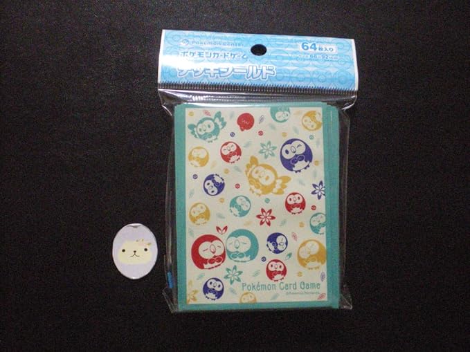 ポケモンカード 和柄 モクロー デッキシールド スリーブ 64枚 303 スリーブ ホビー