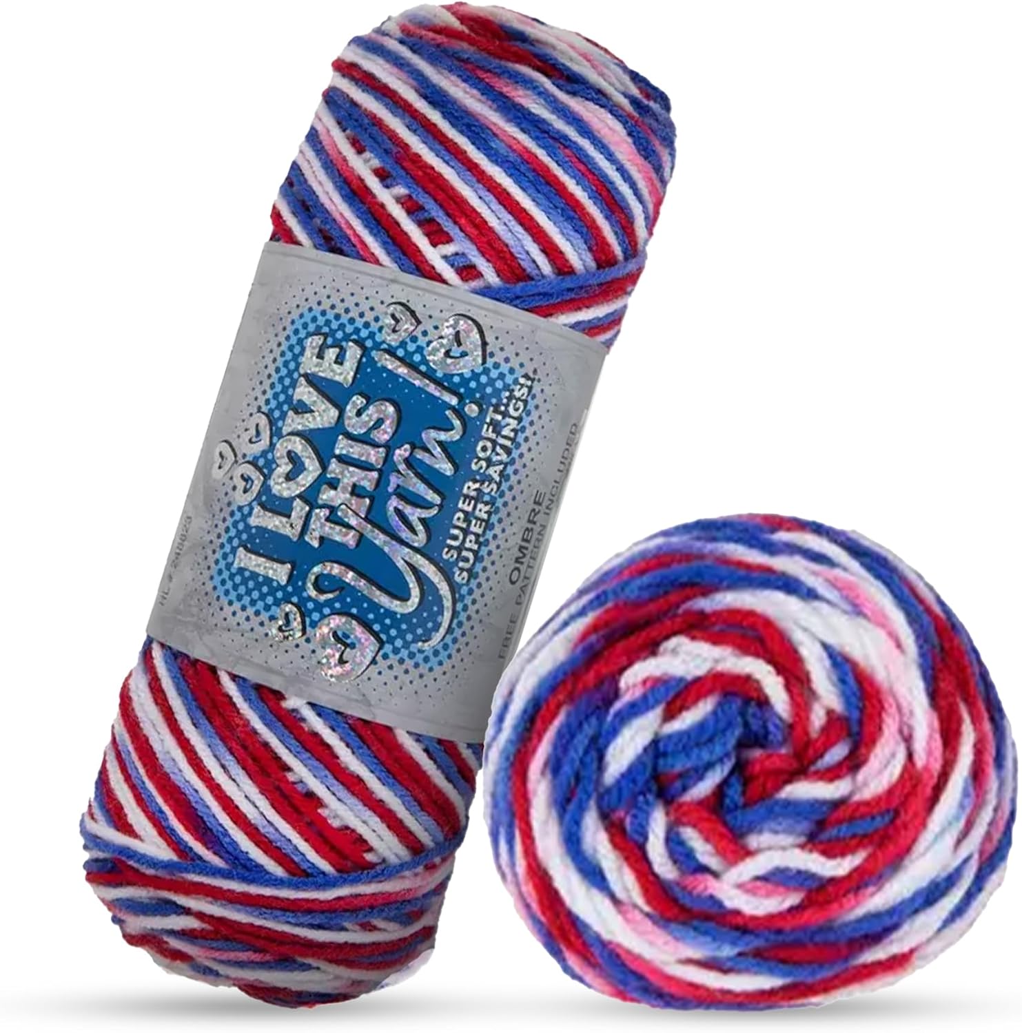 I Love This Yarn Medium Yarn for Crocheting & Knitting Soft Yarn Skein 252 Yards