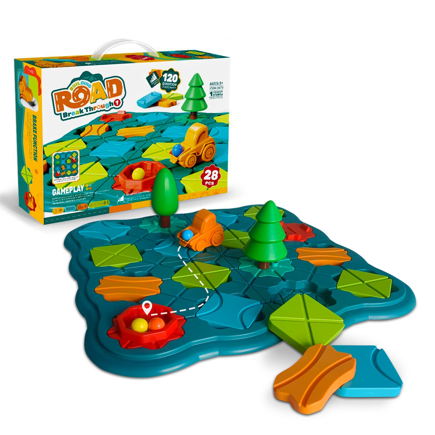 Amazon.com: Logical Road Builder Game, Montessori Foys for 3-7 Year Old,  Kids Toys STEM Fun Games - Doesn't Require Battery Power, Educational  Birthday Gifts for Preschoolers Ages 3-8 : Toys & Games