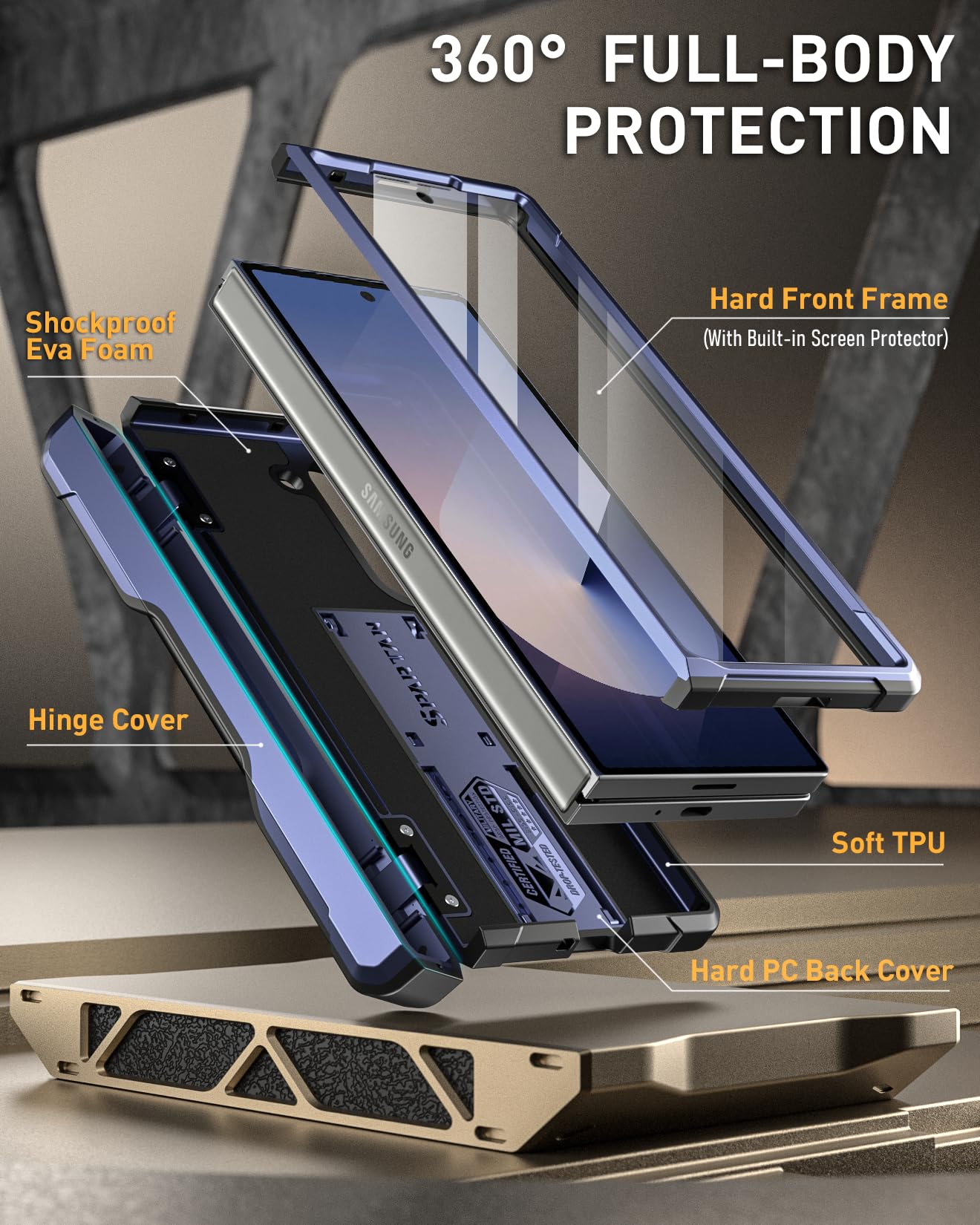 Poetic Spartan Case for Galaxy Z Fold 6 - Image 2