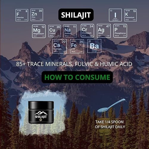 Miniatura 3 de Suplemento de resina purificada Altai Shilajit auténtico, natural y orgánico para desintoxicación, limpieza inmunológica, refuerzo cerebral y