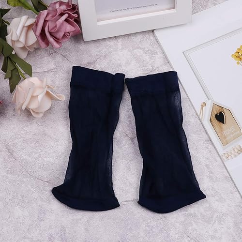 Miniatura 5 de YiZYiF 3 pares de calcetines sedosos transparentes para hombres y mujeres, sobre el tobillo, elásticos, delgados, transparentes, medias frescas para