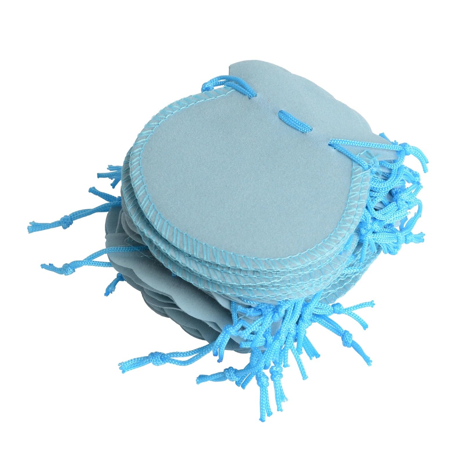 Borsa Portagioie 100 pezzi 7 * 8cm 9 * 12cm Sacchetti di velluto con coulisse Sacchetto zucca Gioielli Imballaggio Matrimonio Natale Festa Regalo Bustina(Royal blue,9x12cm)