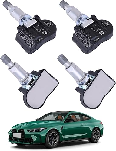 LICHENGTAI TPMS 36106881890 - Sensor de presión de neumáticos (4 unidades, compa