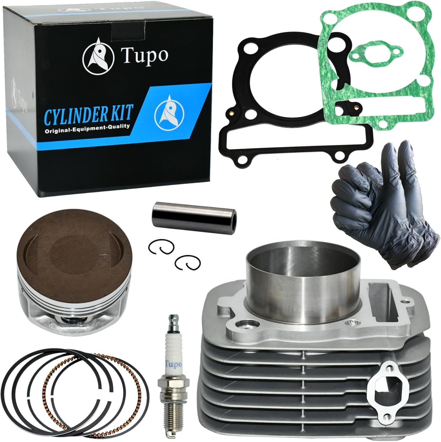 Tupo YFM350-83 Cylinder Kit Compatible with YAMAHA YFM350 Big Bear 350 Bruin 350 Grizzly 350 Moto-4 350 Raptor 350 Wolverine 350 Warrior 350 1987-2014