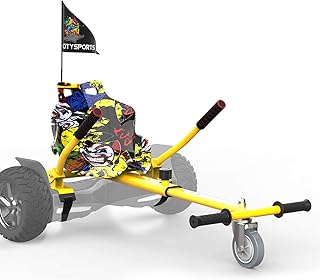 CITYSPORTS Hoverkart con Sedile, Hovercart Montaggio Universale Regolabile, Scooter autobilanciante Compatibile da 6,5