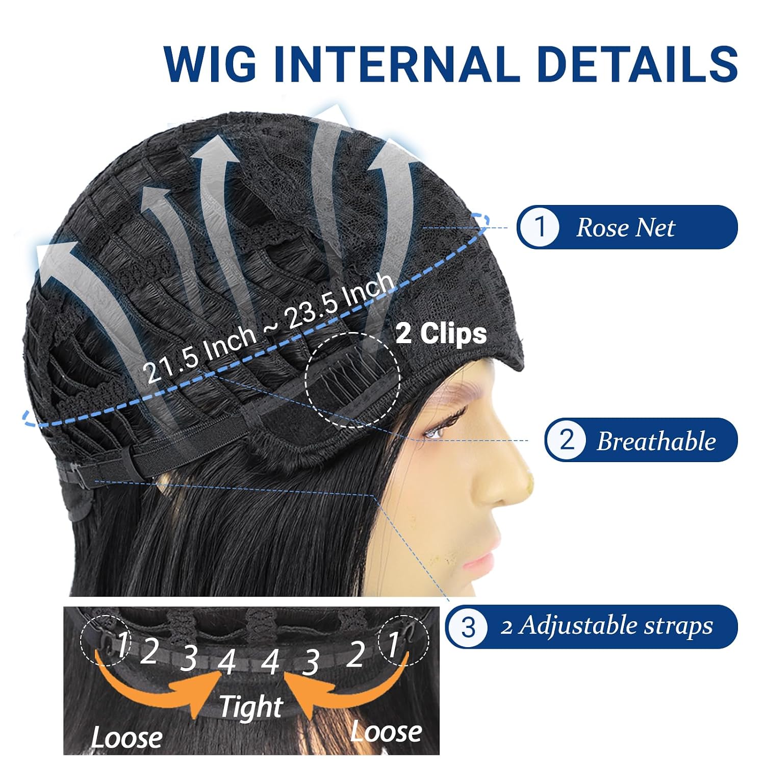 Black Men Costume Wig for 50s Retro Super Funny Man Wigs for Daily Halloween Cosplay Party Use